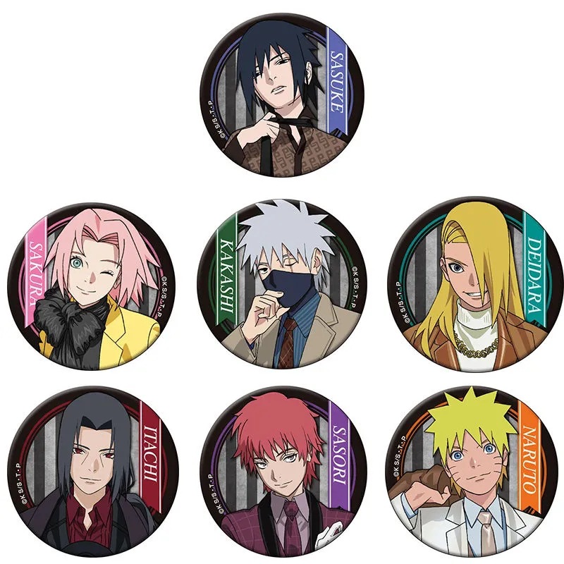 Anime Merchandise Ideas - Наруто Саске аниме значок набор булавок