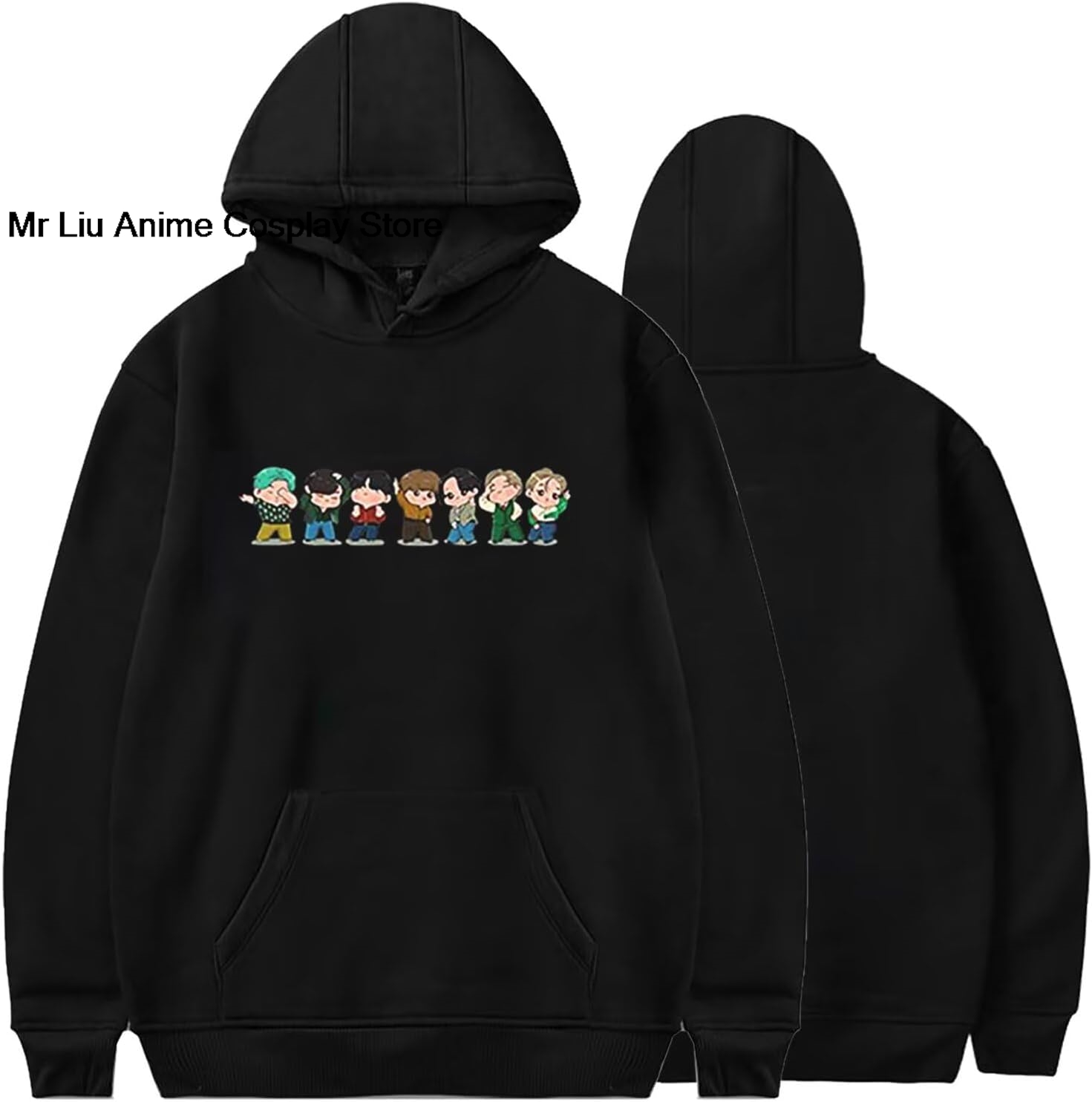 Anime Merchandise Hoodie - Женская толстовка с графическим принтом Love