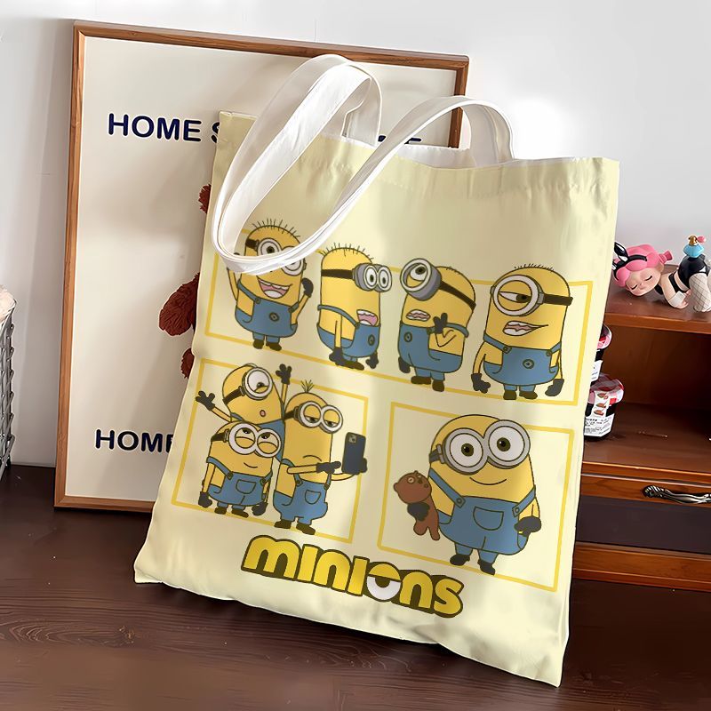 Anime Tote Bag - Сумка-шоппер с изображением мультяшных персонажей из