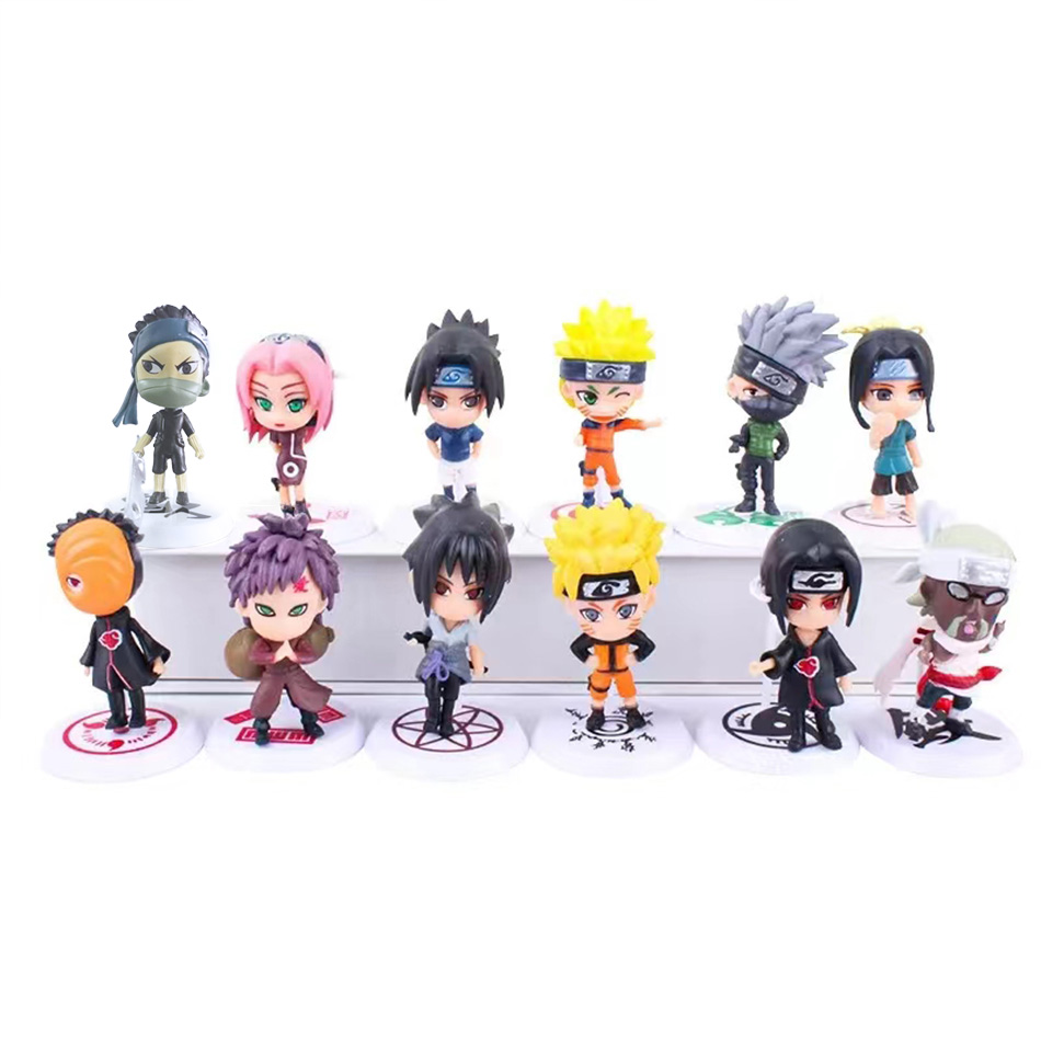 Rare Anime Merchandise - Лидер продаж, 12 шт./компл., аниме-фигурка Наруто