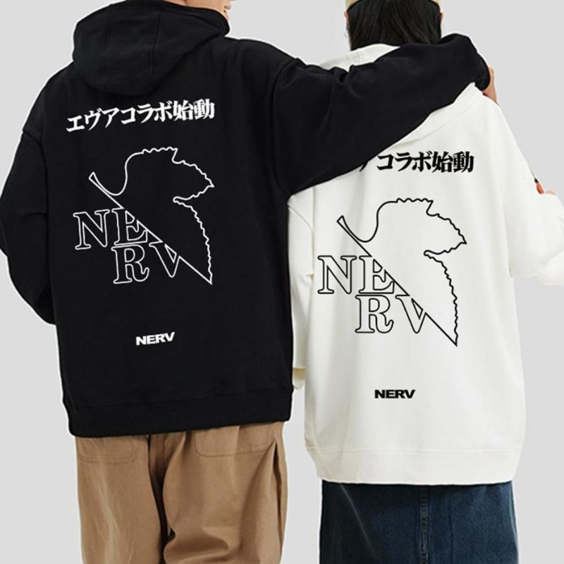 Anime Merchandise Hoodie - Худи EVA-01: Аниме-товары, мультяшный милый дизайн,