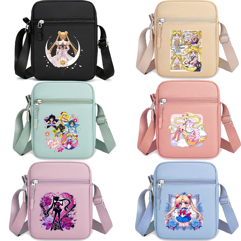 Anime Tote Bag - Сумка через плечо «Сейлор Мун», унисекс,