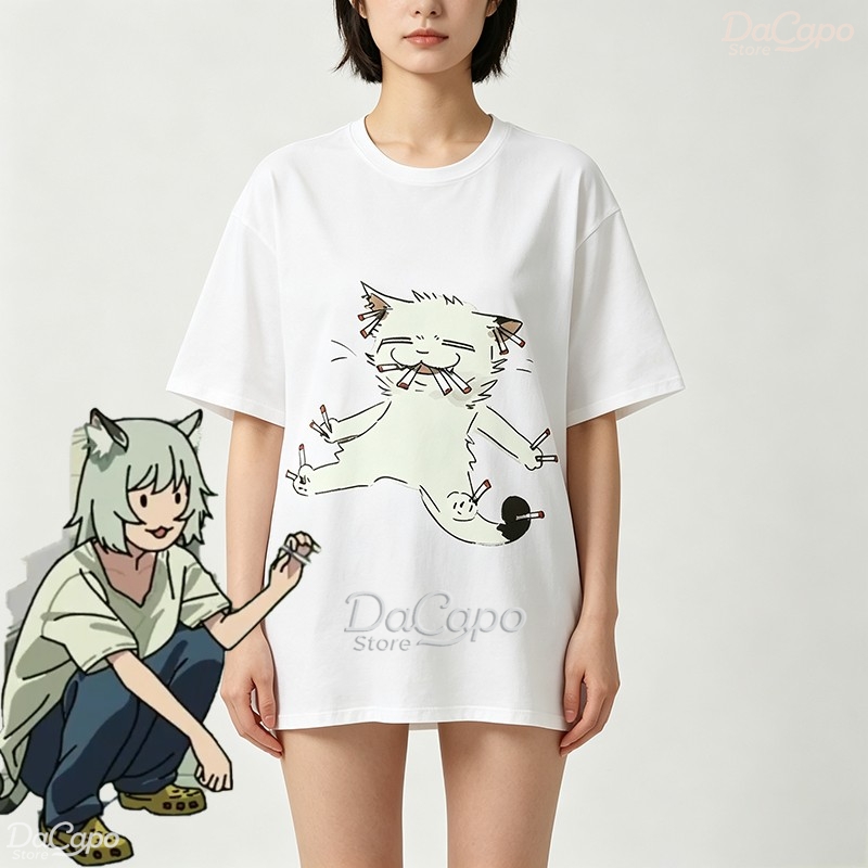 Футболка Chainsmoker Cat Yanik – обзор и цена Anime Merchandise Shirt