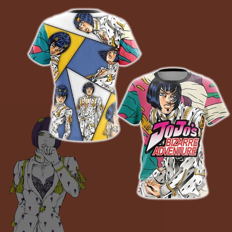Новая футболка JOJO Golden Win – обзор и цена Anime Merchandise Shirt